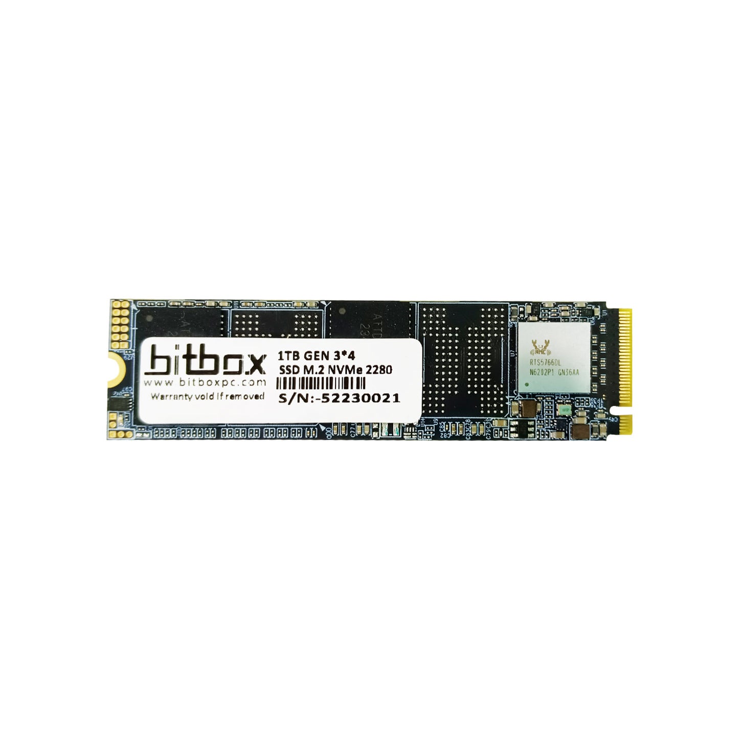 BitBox 1TB SSD M.2 NVME 2280 PCI Express Gen3 & Gen4 for Laptop, Desktop