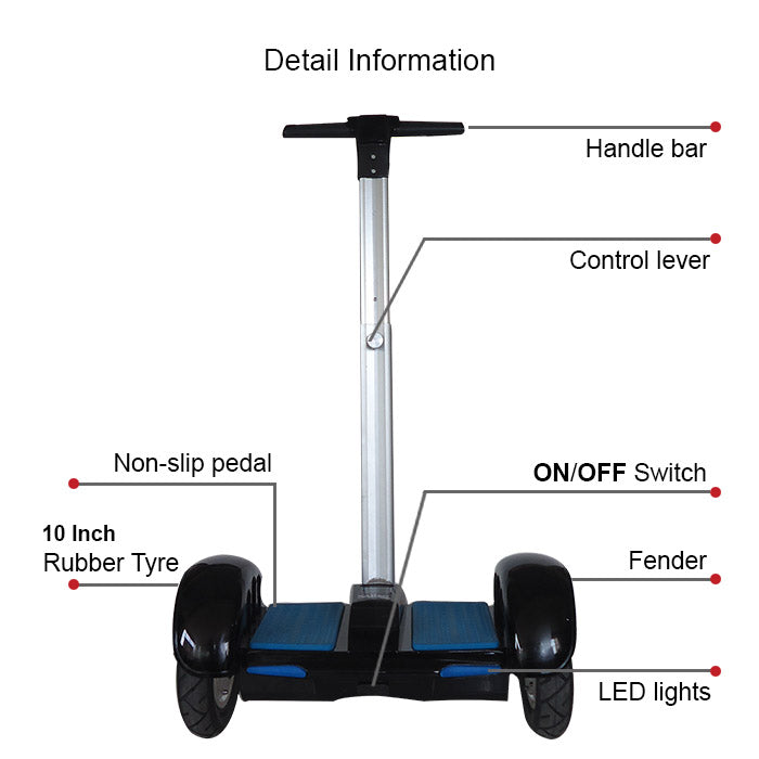 Sailor Chariot 2 Mini Segway 10" ( Black )