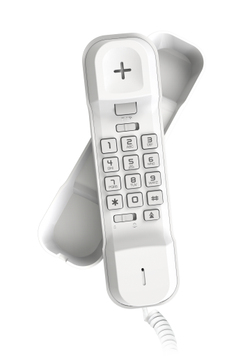 Alcatel T06 Wall Mount Corded Landline Phone White (Pack Of 5)