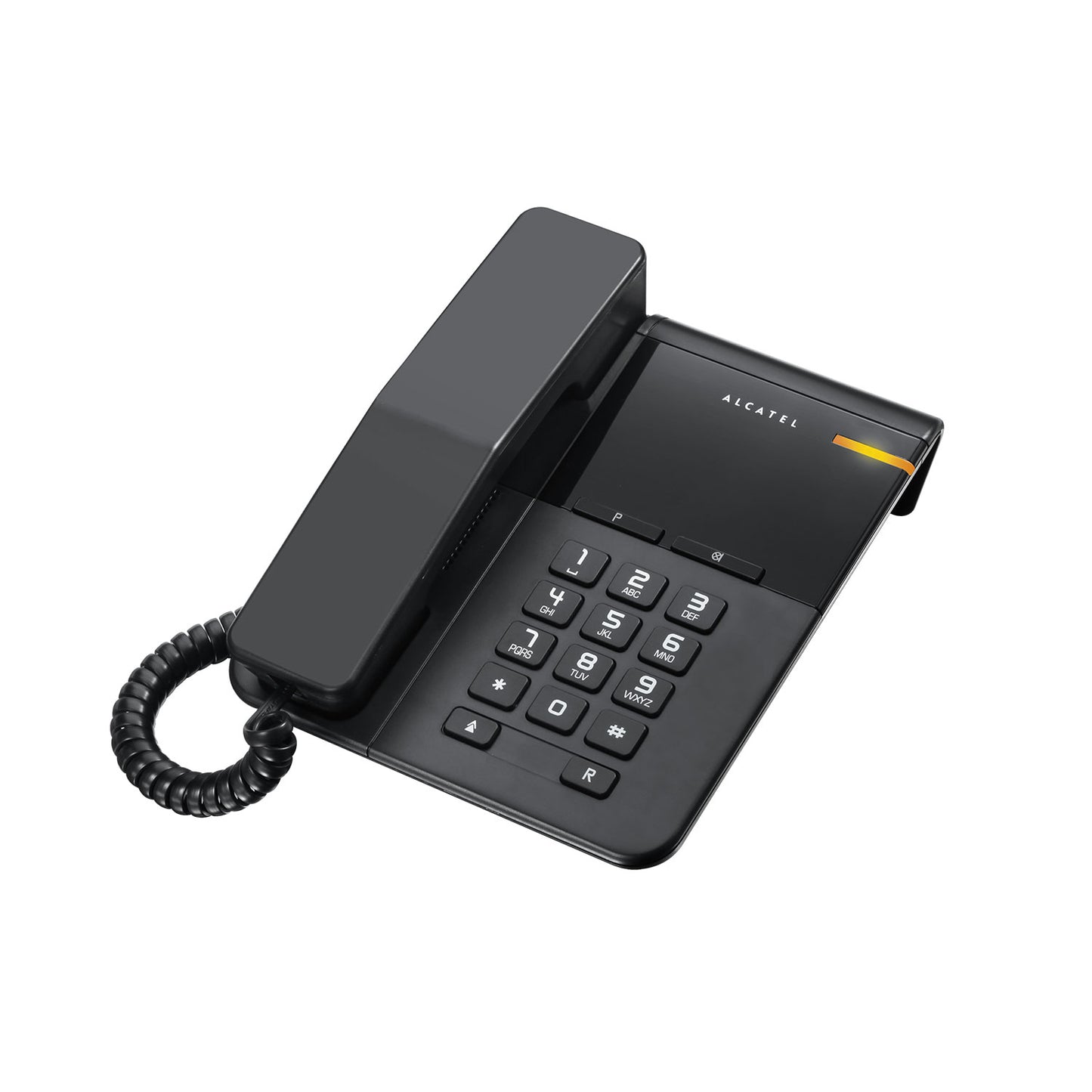 Alcatel T22 Corded landline Phone with Flashing Visual Ringer Indicator Black (Pack Of 10)