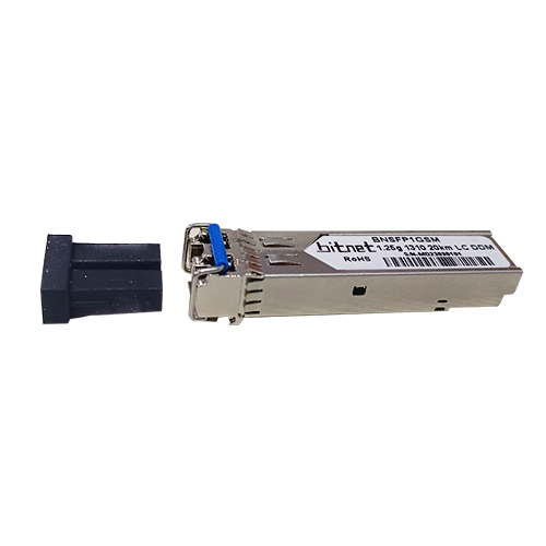 BitNet BNSFP1GSM Single Mode 1.25G 1310 20KM LC DDM Fiber Module SFP