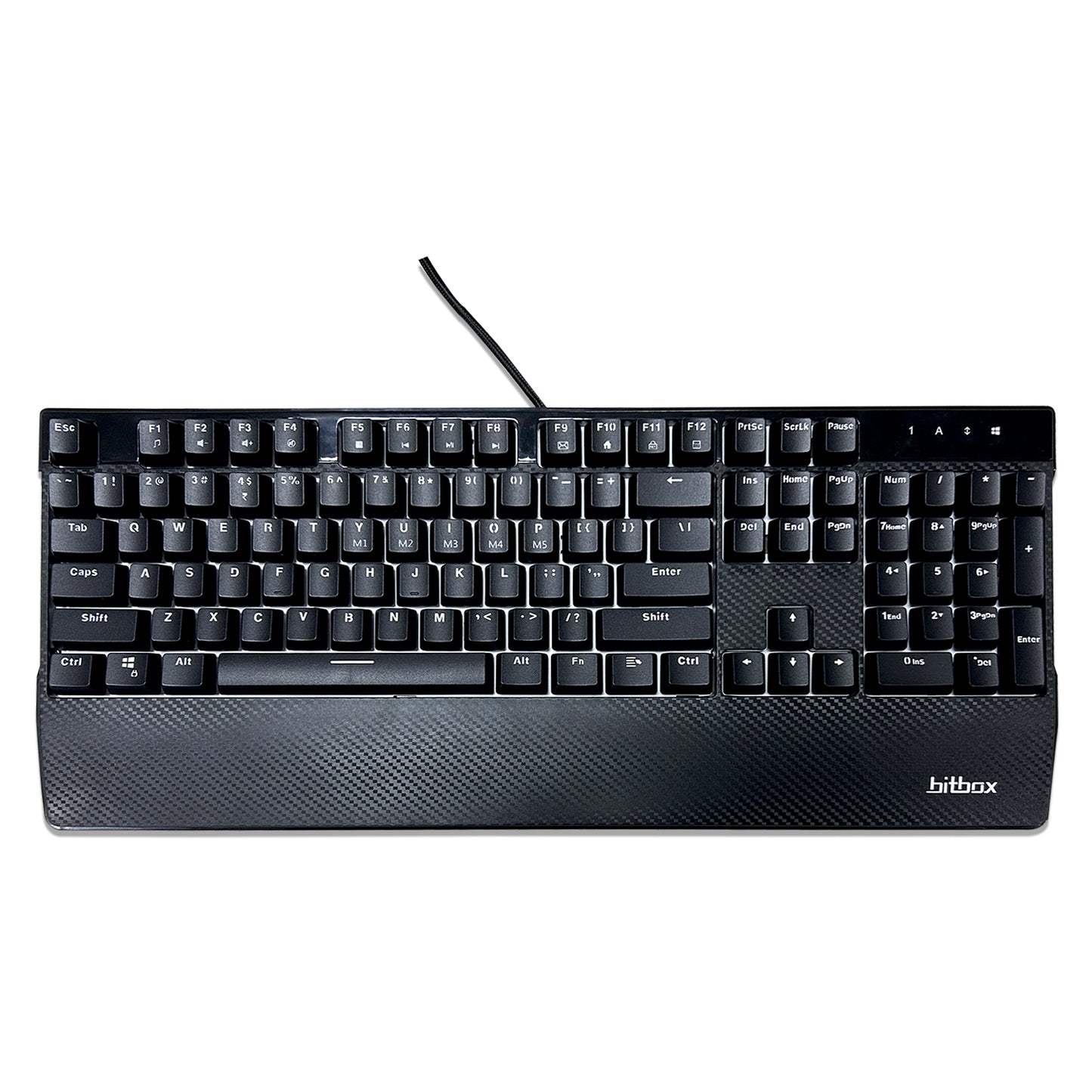 BitBox Anti-Ghosting Mechanical Keyboard for Heavy Duty usage enable with Rupee Symbol BBKBD04