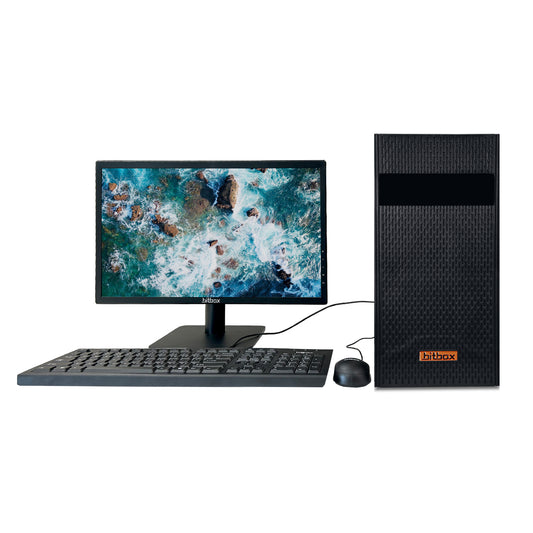 Bitbox Desktop Computer with Monitor(21.5 inchs) Intel i3 12th Gen, Win 11 pro,  8GB RAM , 512 GB SSD with 1-Year Warranty