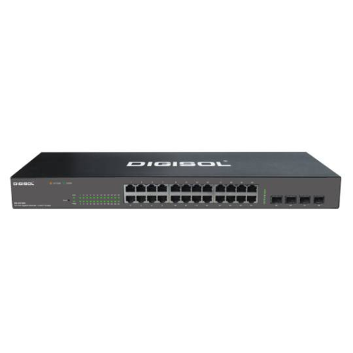 Digisol DG-GS1528 24-Port Gigabit Ethernet Layer 2 Web-Managed Switch with 4 Gigabit SFP Ports