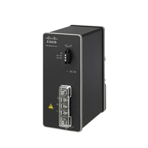 Cisco PWR-IE65W-PC-AC 65W Module for POE Solution Power Adapter, DIN Rail Mountable, Black