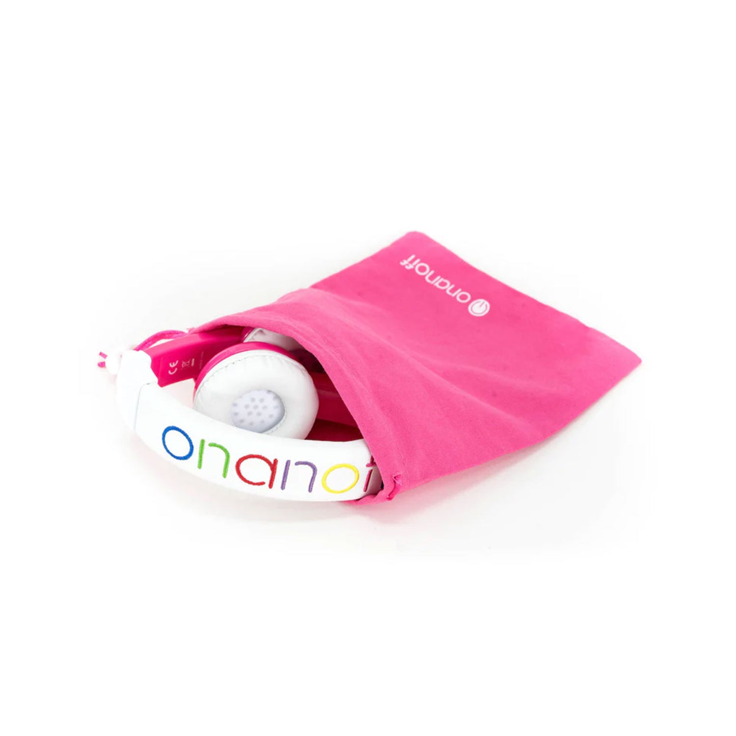 Refurbished Onanoff Buddyphones Travel Buddies Kids Safety Volume Headphone 85db Safe Audio (BP-PINK-FD)