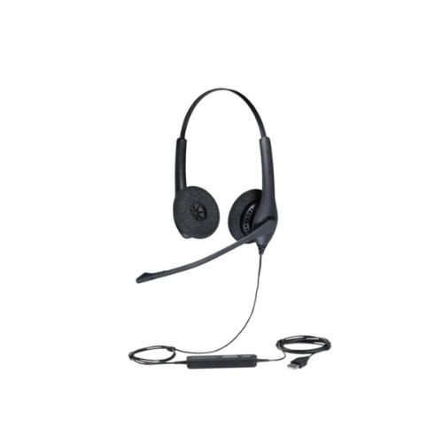 Jabra Biz 1100 USB Duo Headset Wired Head-band Office/Call center Black