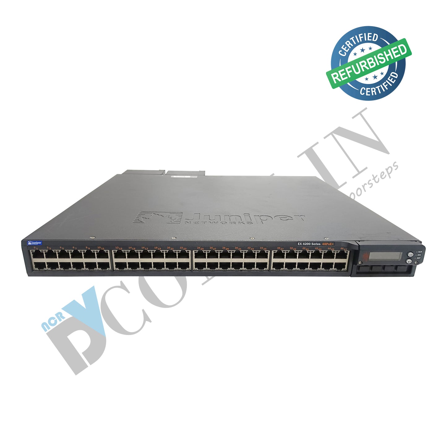 Refurbished Juniper EX4200-48PX 48-Port PoE+ Gigabit Ethernet Switch with Single Power Supply