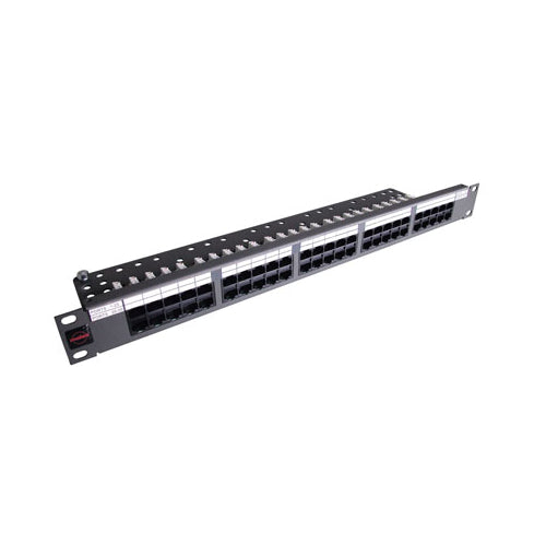 Molex PID-00145 50 Port Voice Patch Panel | 1U Rack Mount at Dvcomm ...