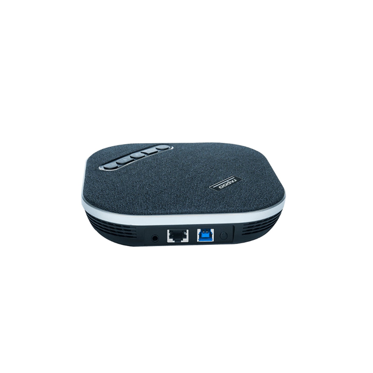 Rapoo CM600 USB Omnidirectional SpeakerPhone For Conference Room and Meeting Room, 5-8M 360 degrees pickup radios for Zoom/Skype/Teams, Conferencing and Video Calls