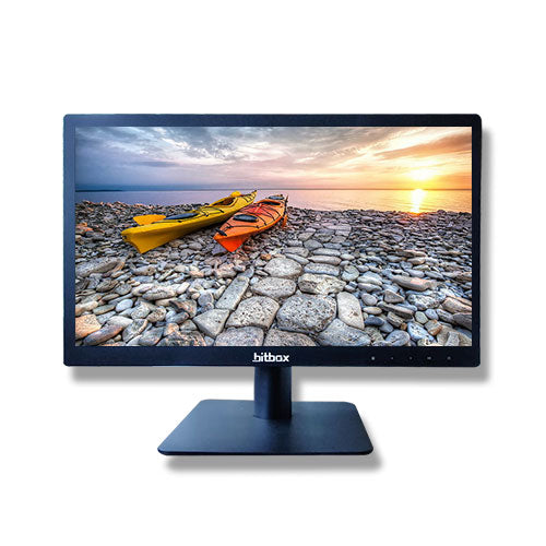 BitBox 23.8 (60.45cm) inch 1920x1080 Pixels IPS Full HD Monitor Speaker with VGA, HDMI, DP Port, Wall Mountable