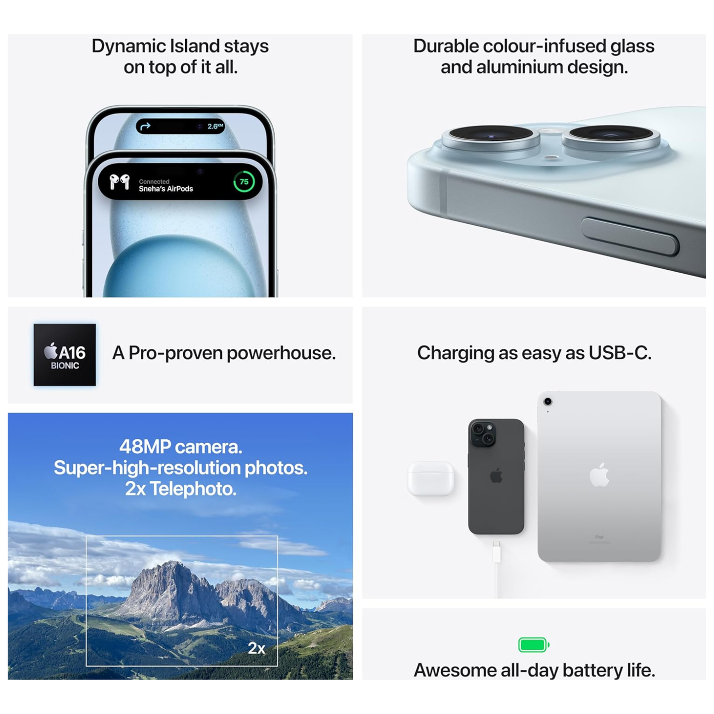 Apple iPhone 15 (256 GB)