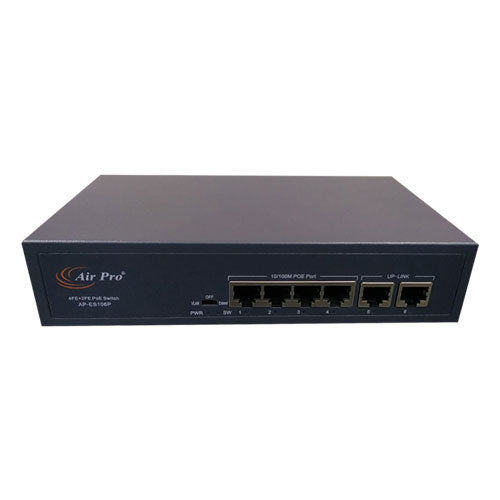 AirPro AP-ES106P, 6 Ports PoE Switch