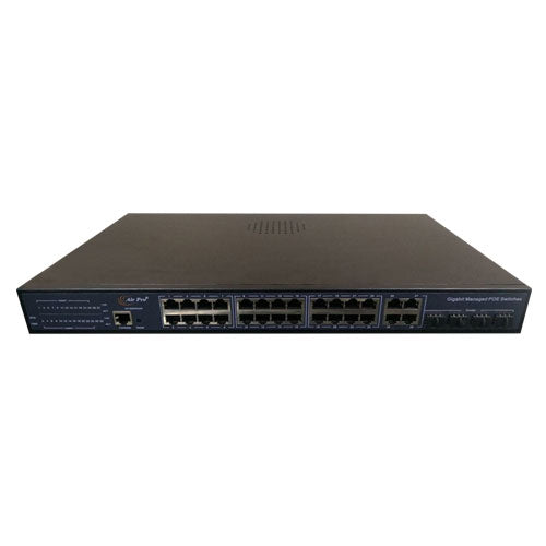 AirPro AP-ESG3024P, 28-port PoE L2 Managed Switch