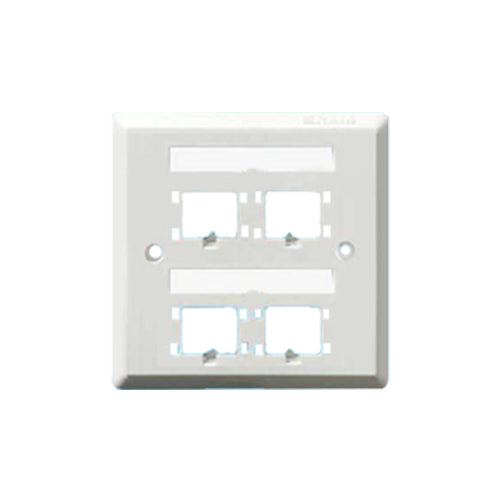 R&M R199515 Face Plate Quad Port