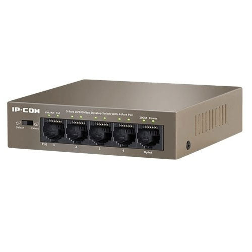 IP-COM F1105P-4-63W 5-पोर्ट फास्ट ईथरनेट Umanaged PoE स्विच 4-पोर्ट PoE के साथ