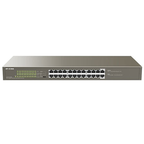 IP-COM G1124P-24-250W 24-Port Gigabit Rackmount Switch With 24-Port PoE