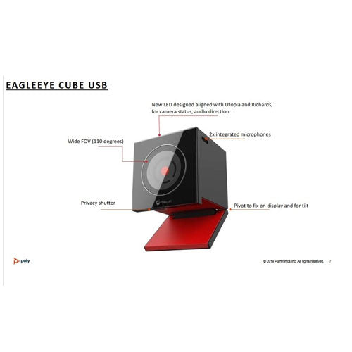 Poly EagleEye Cube Video Conferencing Camera | Video Conferencing Device